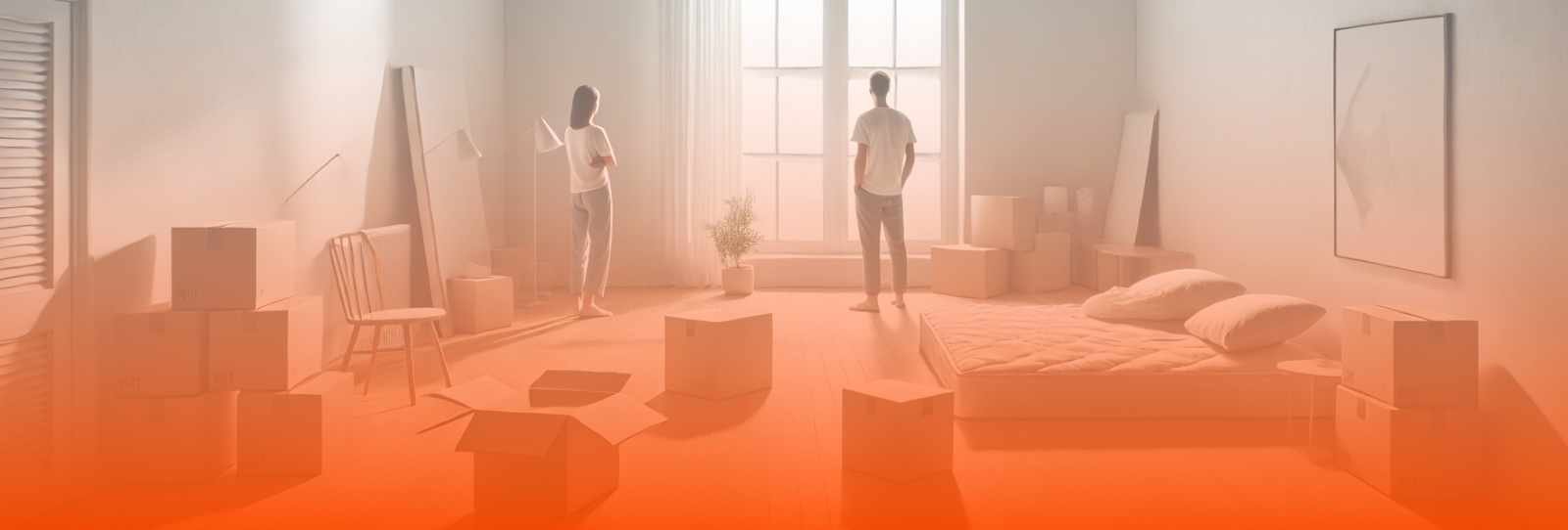 People in Empty Apartment