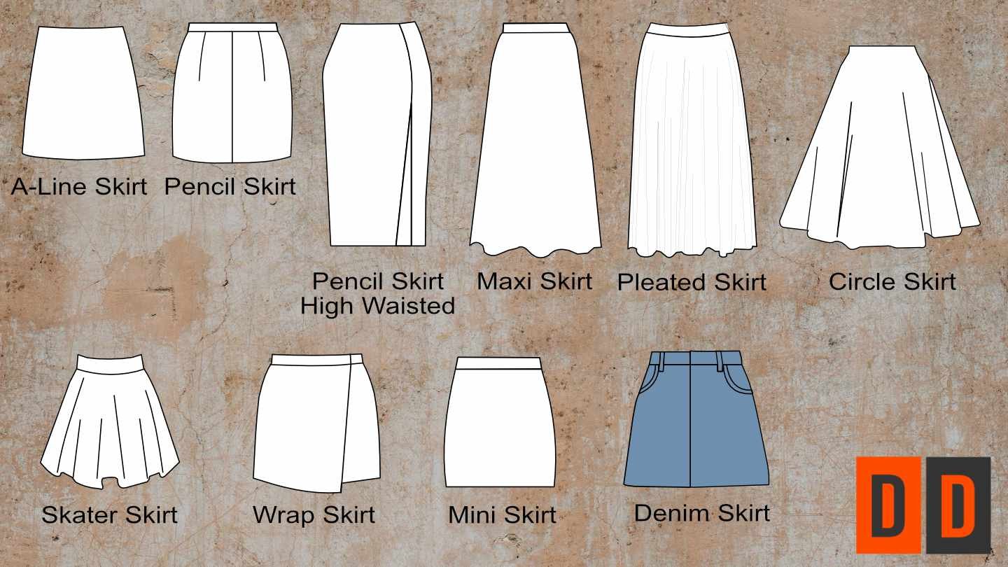 Most Common Skirt Shapes